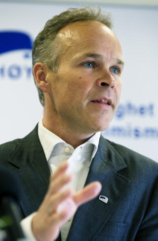 - ET NEDERLAG: Mener H�yres Jan Tore Sanner. 
Foto: Morten Holm / SCANPIX
