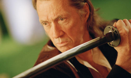 KUNG FU: Carradine slo gjennom som kampsportekspert i TV-serien Kung Fu. Yngre filmelskere kjenner ham f�rst og fremst fra Kill Bill. Foto: STELLA PICTURES