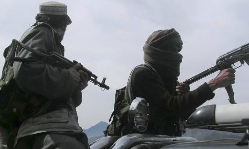 UROLIG OMR�DE: Talibansoldater i Swat-dalen i det nordlige Pakistan. Foto: RASHID IQBAL/EPA/SCANPIX