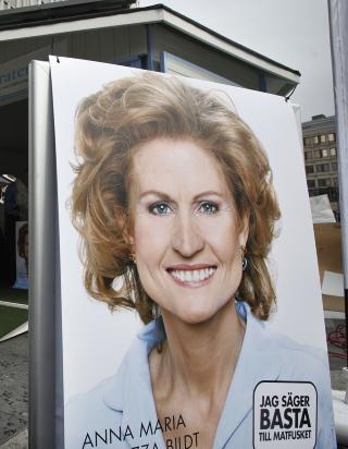 STILLER TIL VALG: Svenske Anna Maria Corazza Bildt. Foto: BOB STRONG/REUTERS/SCANPIX