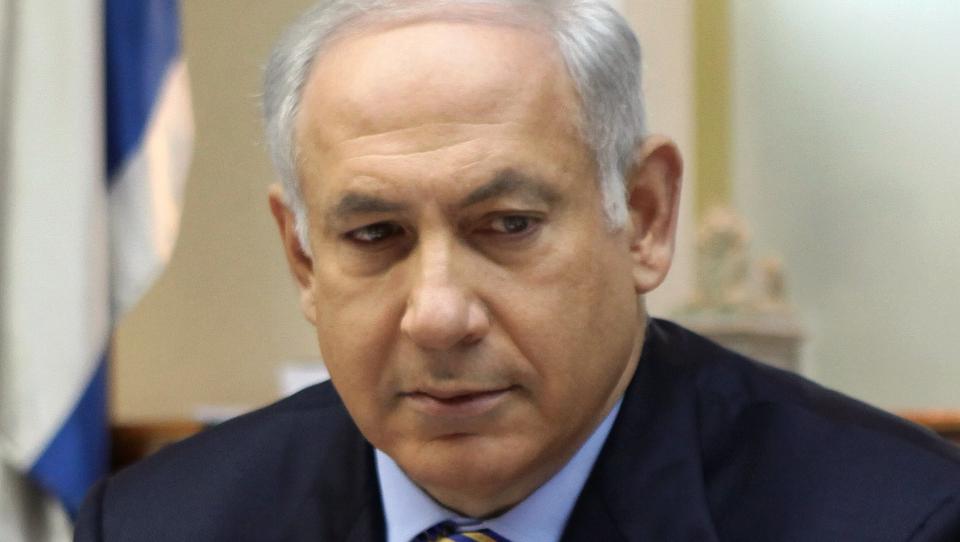  VAR P� SUPERHEMMELIG TUR: Israels statsminister Benjamin Netanjahu leverte en liste over navn p� ti russiske forskere til Medvedev og Putin. Foto: AP/ SCANPIX.