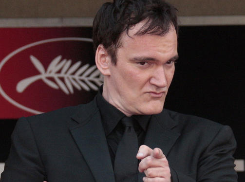 G�R IKKE SVENSK: Quentin Tarantino er snart aktuell med �Inglourious Basterds� p� kino. Men avtaleboka er trolig ikke fylt opp med Stieg Larsson-manus etter dette. FOTO: SCANPIX/AFP