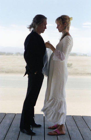 MED UMA: Carradine spilte Bill i Kill Bill-filmene. Foto: Stella Pictures