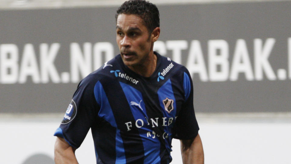 FORNEBU, AKERSHUS,  20090503:
 Stab�ks Daniel Nannskog under eliteseriekampen i fotball  mellom Stab�k og Lyn ,som endte uavgjort 0-0 i Telenor Arena p� Fornebu s�ndag.
Foto: Bj�rn Sigurds�n / SCANPIX