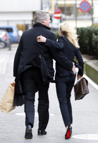 ROMANTIKK: Paret har v�rt sammen i halvannet �r. Foto: Erlend Aas / SCANPIX