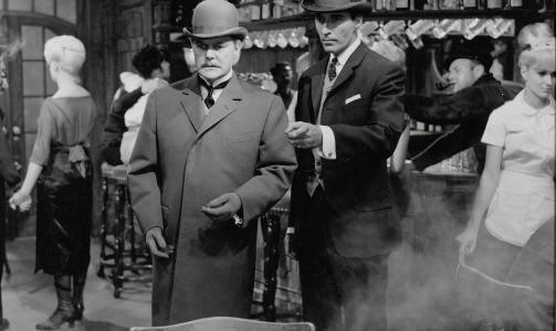 SOM SHERLOCK HOLMES: I Sherlock Holmes und das Halsband des Todes fra 1962. Foto: Stella Pictures