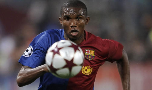 BLIR? Samuel Eto'o er ogs� en mann det har g�tt overgangsrykter om titt og ofte. Foto: Filippo Monteforte, AFP/Scanpix