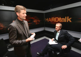 - DET VAR T�FT: Men ogs� morsomt � v�re gjest p� Hardtalk, mener Solheim.  Foto: Trond Viken/Utenriksdepartementet