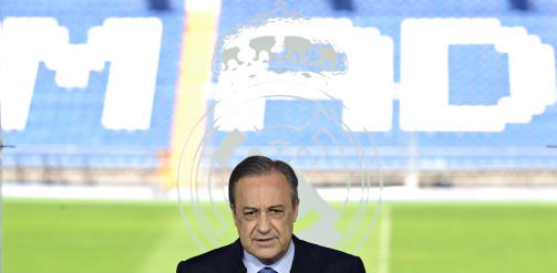 GAL? Det er ikke mange fotballedere som t�r � bruke penger som Florentino Perez, men han er sikker p� at milliardinvesteringene vil l�nne seg. Foto: AP