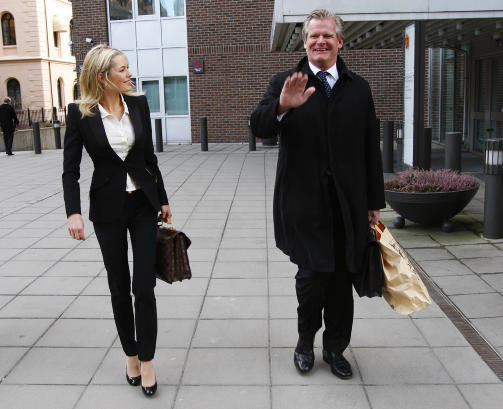 FORLOVET: Og if�lge Se og H�r kan bryllupet mellom Celina Midelfart (36) og Tor Olav Tr�im (46) finne sted allerede til h�sten. Foto: SCANPIX