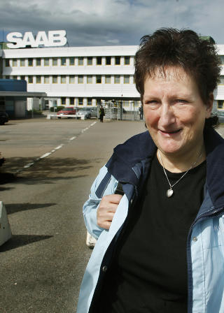 SIDEN 1972: Git har jobbet i Trollh�ttan hos Saab siden 1972. Det vil hun fortsette med og h�per gamle kolleger kommer tilbake. Foto: Jacques Hvistendahl/Dagbladet
