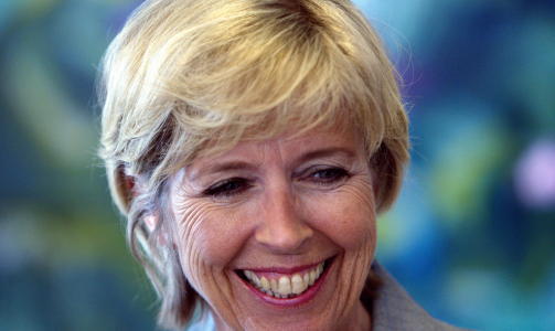 NUMMER FIRE: Forsvarsminister Anne-Grete Str�m-Erichsen. 
Foto: Morten Holm / SCANPIX