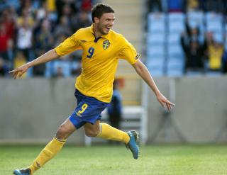 HEIT HAT TRICK-HELT: Marcus Berg scoret tre m�l i �pningskampen. Han spiller i Groningen - enn s� lenge. Foto: EPA