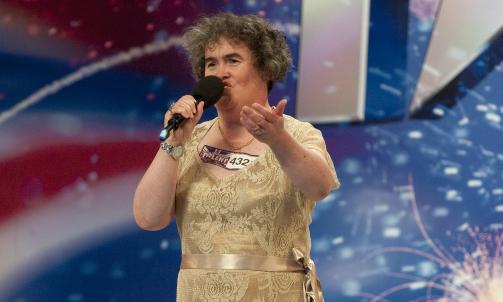 �BRITAIN'S GOT TALENT�: Skotske Susan Boyle ble finalist i �Britain's got talent�. Foto: REUTERS/Ken McKay