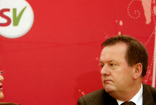 L� P� SYKEHUS: SVs parlamentariske leder, og venn av Bjarne H�kon Hanssen, Inge Ryan. Foto: Stian Lysberg Solum / SCANPIX