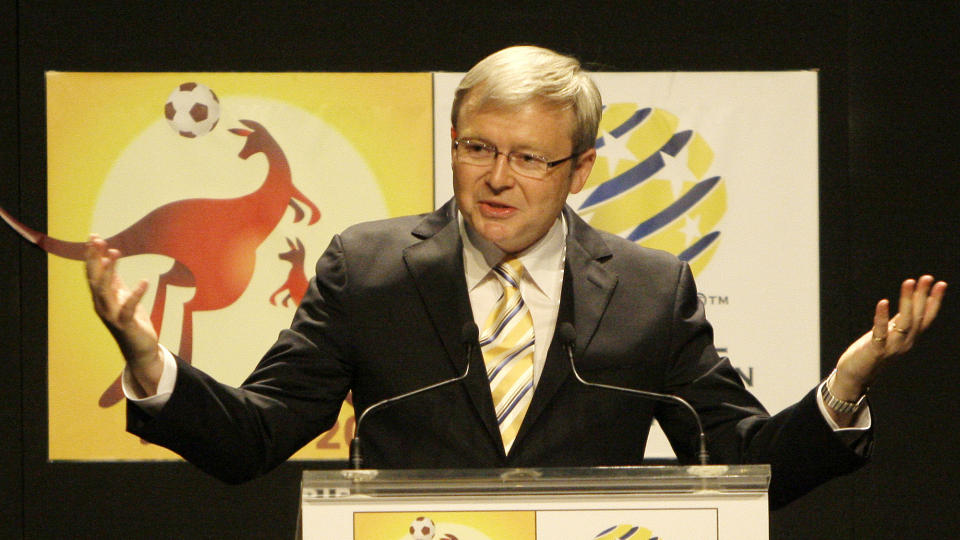 SLITER: Australias statsminister Kevin Rudd opplever en politisk krise, og Senatet vil trolig nekte � vedta ett av hans viktigste valgl�fter. (AP Photo/Rob Griffith)