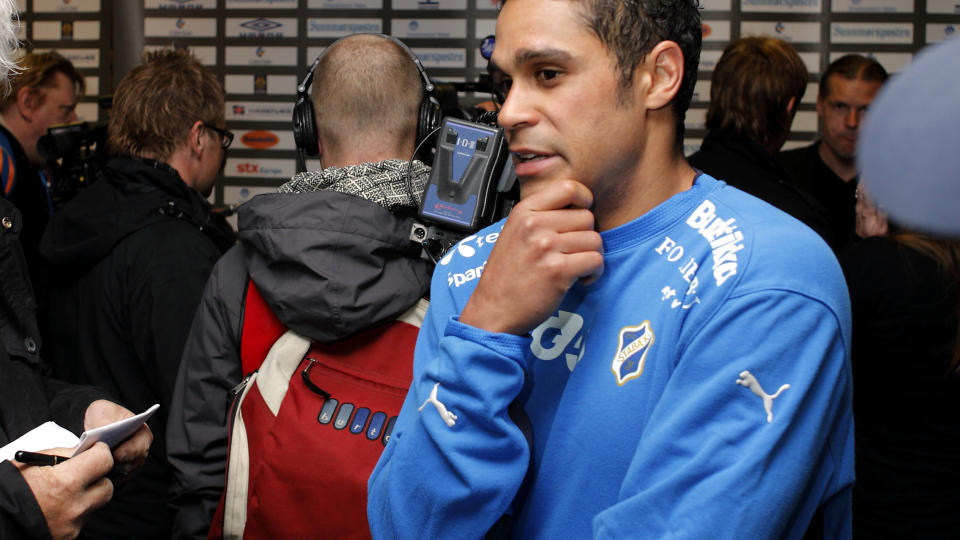 SIKKER: Daniel Nannskog er sikker p� at gullet havner i Trondheim etter endt sesong. Svensken tror det er bra for norsk fotball. Foto: Svein Ove Ekornesv�g / SCANPIX