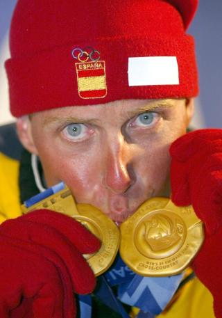 SJU MAGRE �R: Det er mer enn sju �r siden Johann M�legg viste verden ekstremvarianten av utholdenhetsdoping i Salt Lake City. Blodpass skulle stoppe galskapen, men lite har skjedd for � f� innf�rt ordningen.Foto: SCANPIX/EPA PHOTO DPA/GERO BRELOER