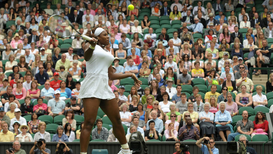 MISFORN�YD VINNER: Amerikanske Serena Williams har vunnet Wimbledon-turneringen to ganger, men hun liker ikke matopplegget der. Foto: AFP