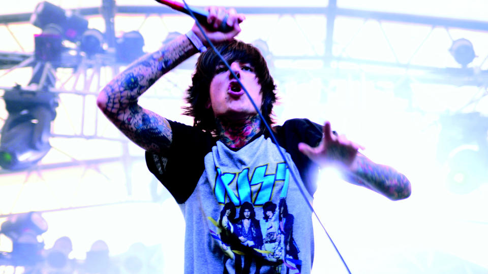 OVERBEVISENDE:Bring Me the Horizon har knapt n�dd myndighetsalder, men spiller som om de var gamle ringrever i bransjen. Foto: J�rgen Brynhildsvoll.