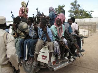 KRIGSTILSTANDER: Her er bilde av de somalisiske regjeringsstyrkene fra en tidligere anledning. Foto: REUTERS/Mowliid Abdi/Scanpib