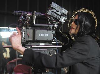 Michael Jackson under pr�vene til comeback-konsertene. Foto: REUTERS/The Outside Organisation/Handout