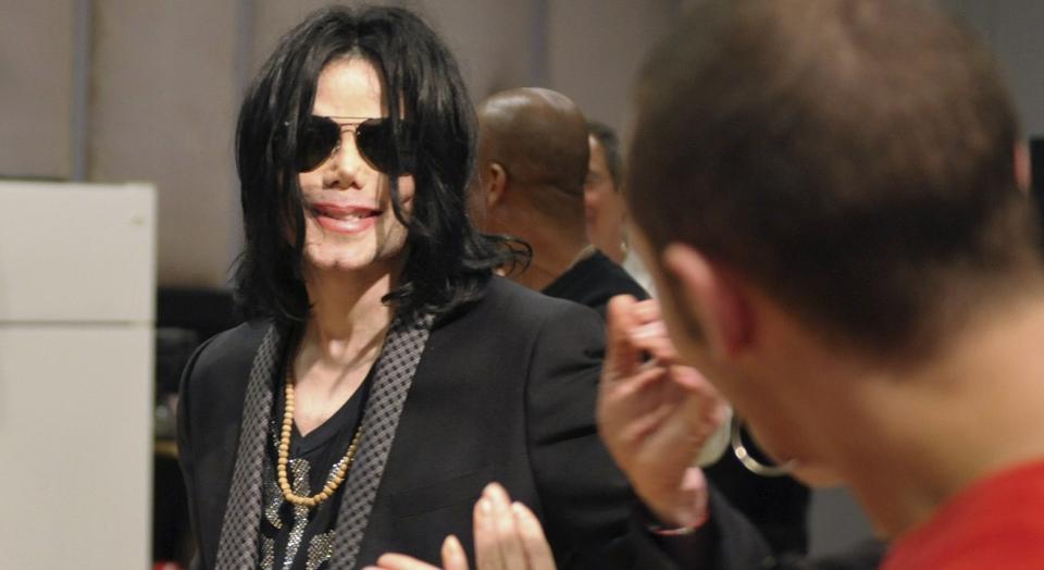 I STORFORM: Michael Jackson var i storform under pr�vene kvelden f�r han d�de. Her fotografert under tidligere pr�ver 6. mai. Foto: REUTERS/The Outside Organisation/Handout