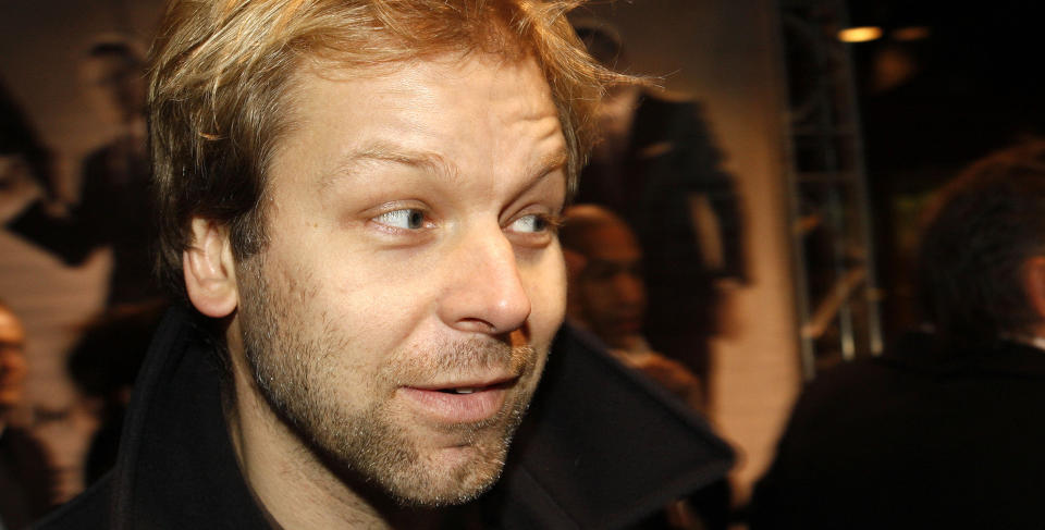 OSLO 20081101: Artist Espen Eckbo fotografert under premierefesten for James Bond filmen Quantum of Solace p� Colosseum kino.
Foto: Knut Falch / SCANPIX