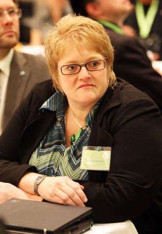 REAGERER: Venstre-nestleder Trine Skei Grande er ikke begeistret over regjeringens nye tiltak, og h�per SV igjen vil ta dissens innad i regjeringen. Foto: ALF OVE HANSEN/SCANPIX
