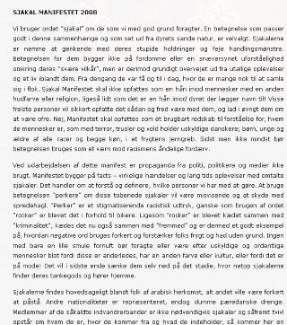 TERROR, TRUSLER OG VOLD: Hells Angels har publisert et hat-manifest rettet mot arabere og muslimer. Faksimile: Hells-Angels.dk