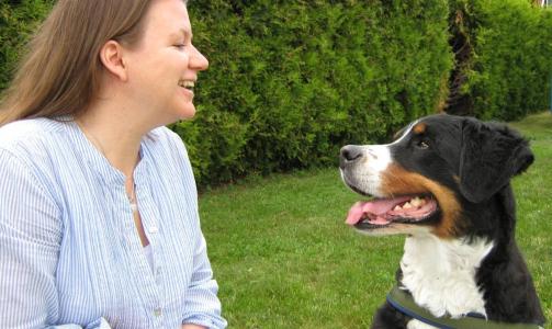 F�R LEVE: Marianne Maudal f�r noen �r til med hunden Roma. Foto: Dina Marie Krokli Larsen