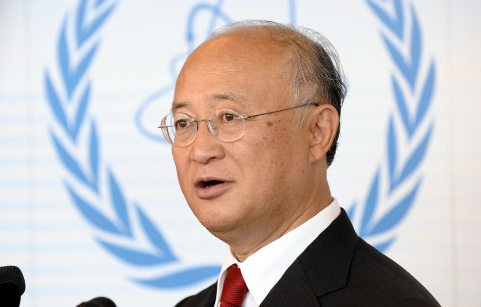 FIKK PRESTISJEJOBB: Yukiya Amano (62) er heretter IAEAs ansikt utad. Foto: HANS PUNZ/AP/SCANPIX