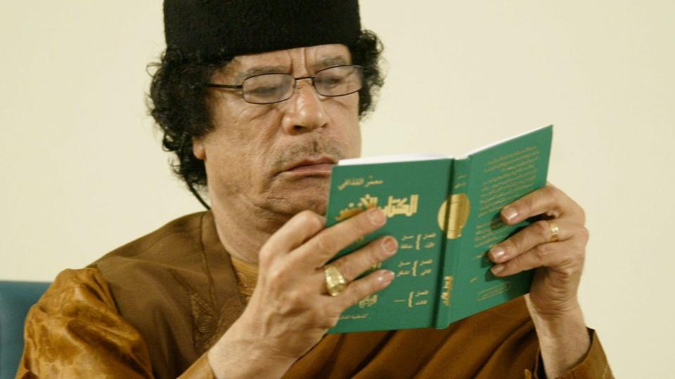 NEPPE UTSATT FOR STRENG REDIGERING FRA FORLAGET: Den libyiske diktatoren Muammar Gaddafi. Foto: REUTERS/Louafi Larbi/SCANPIX