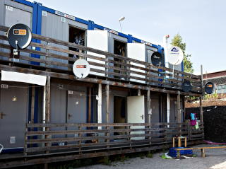IKKE FOR BARN:  Slike boligforhold som her i Verkseier Furulunds vei 47 b�r ikke barn bo i, mener Fabian Stang.