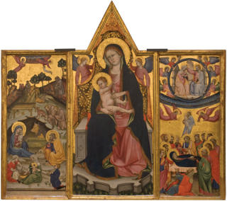 UTL�NT FRA ITALIA: Beffi-triptykonet kommer fra Italia som takk for USAs hjelp under jordskjelvet der tidligere i �r. Foto: National Gallery of Art