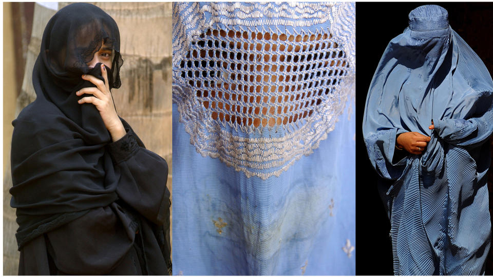 VIL IKKE HA ANSIKTSDEKKENDE: To av tre nordmenn sier nei til burka og niqab i en ny sp�rreunders�kelse. Illustrasjonsfoto: AFP/SCANPIX
