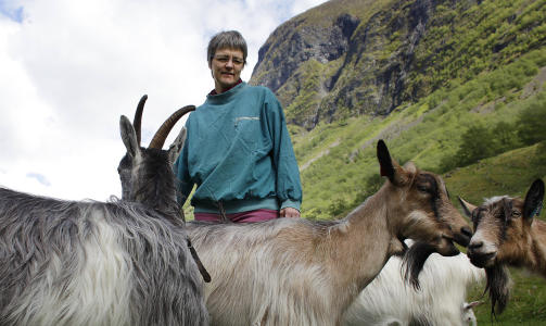 BUDEIE; Exbudeie Anna Karine Marstein, styreleder og torgkone ved Undredal St�lsysteri.
