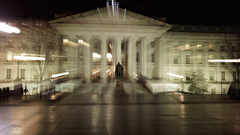 DATAANGREP: Nettstedene til det amerikanske finansdepartementet, Secret Service og samferdselsdepartementet, i tillegg til flere framtredende s�rkoreanske nettsteder, ble angrepet av et datavirus i forrige uke som fortsatt vanskeliggj�r driften. Foto: AP Photo/J.  Scott Applewhite/Scanpix