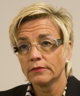 NEKTER STRAFFSKYLD: Advokat Gunhild L�rum er forsvarer for flere av de voldtektssiktede guttene. De nekter straffskyld. Foto: Knut Falch / SCANPIX