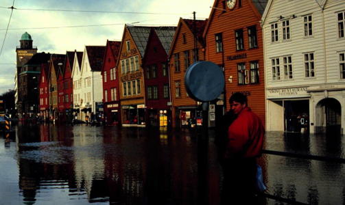 VERDENSARV:Bryggen i Bergen er p� UNESCOs liste. Foto: Oddmund Lunde
