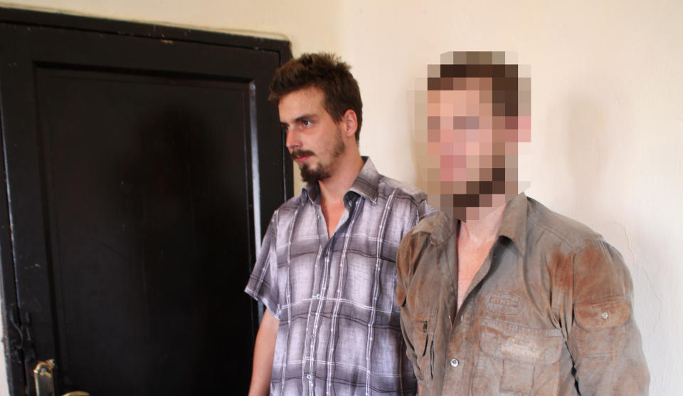 FRYKTER FOR SINE LIV I FENGSELET: Tjostolv Moland og hans 27-�rige kamerat er siktet for drap p� sin sj�f�r, Abedi Kasongo.Foto: Troens Bevis / SCANPIX