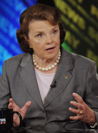 OPPR�RT: Senator Diane Feinstein, som leder etterretningskomiteen i Senatet, mener tidligere visepresident Cheney kan ha brutt loven. Foto: AFP PHOTO/HO/FOX NEWS/Scanpix