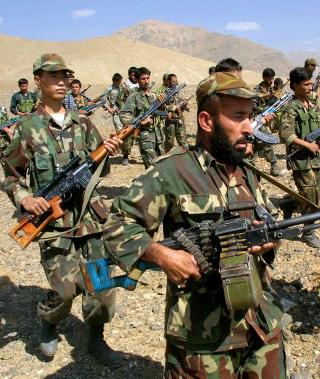 AFGHANISTAN: Bout skal ha handlet med b�de Nordalliansen (avbildet) og Taliban. Foto: EPA PHOTO EPA/SERGEI ILNITSKY/Scanpix
