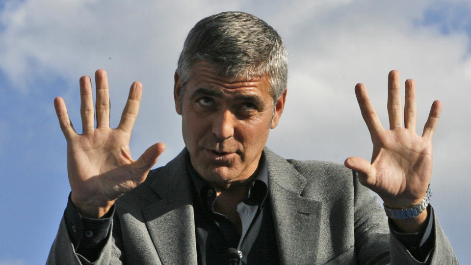 SUPERSTJERNE: George Clooney er tiltenkt hovedrollen i en av filmene det er mest aktuelt for Erik Poppe � lage i USA.