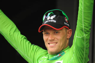 BOR I MONACO: Men ingen kritiserer Hushovd for det, mener Ulf Lerstein (FrP). Foto: AFP PHOTO/PATRICK HERTZOG/Scanpix
