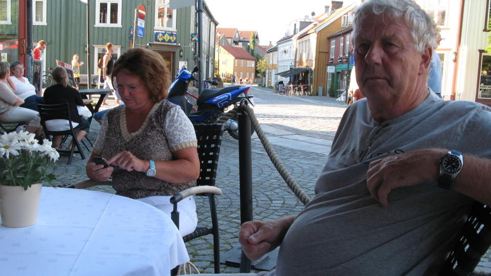 SIKTET: Samboerparet Eva-Karin Haugen (51) og Per Sten Andersen (69). Foto: PRIVAT