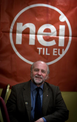 BER�RER IKKE NORGE: Heming Olaussen, leder av Nei til EU, minner at om medlemskapet til v�re andre nordiske naboer ikke har ber�rt Norges standpunkt i EU-saken.
Foto: Gorm Kallestad / SCANPIX