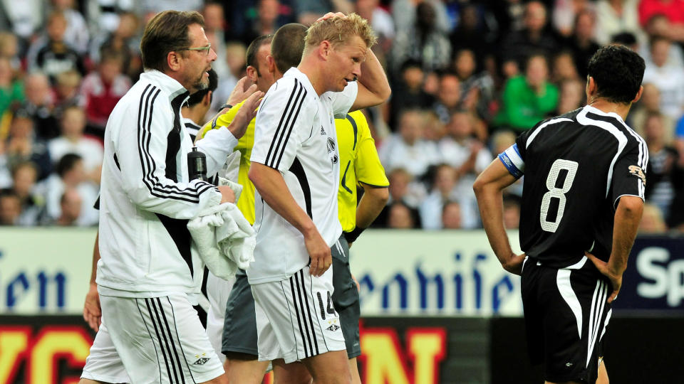 UTSL�TT: Steffen Iversen og Rosenborg opplevde en av sine st�rste nedturer i europeisk sammenheng da de norske serielederne r�k ut mot aserbajdsjanske Karabakh.Foto: Ned Alley / SCANPIX .