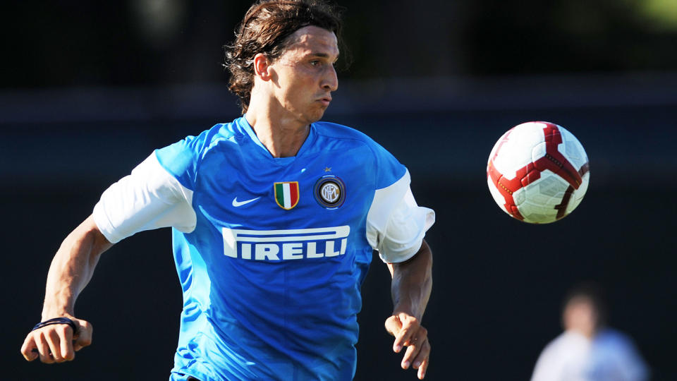 P� VEI TIL SPANIA: If�lge den spanske avisa Sport har Barcelona f�tt en Zlatan Ibrahimovic-bud godtatt av Inter. Foto: AFP