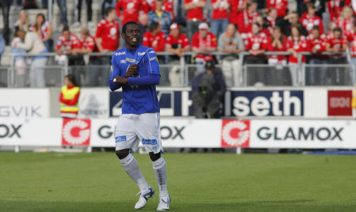 SCORET FIRE: Mame Biram Diouf scoret fire m�l p� 27 minutter mot Brann forrige helg. Foto: Svein Ove Ekornesv�g / SCANPIX